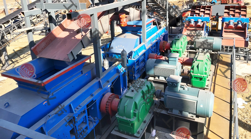 風化砂制砂機案例現(xiàn)場